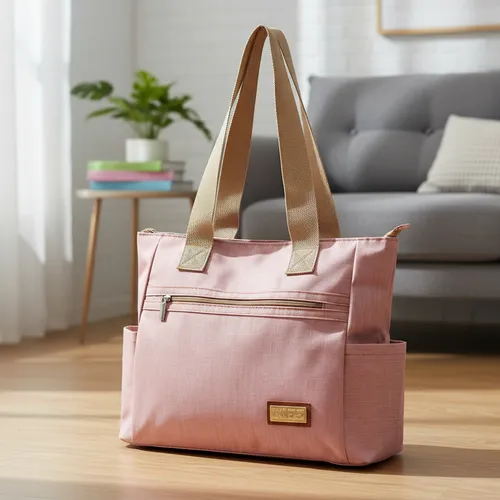 Bolsa Sacola Feminina Grande De Ombro Universitária Dia Dia Cor R...