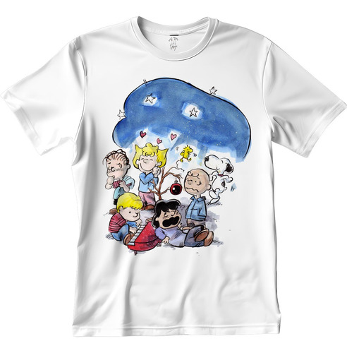 Snoopy Charlie 3 Brown Caricaruta - Dtg - Buena Polera