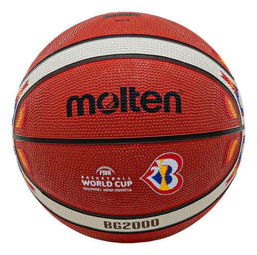 Pelota Basquet Bg2000 World Cup Molten Color Naranja