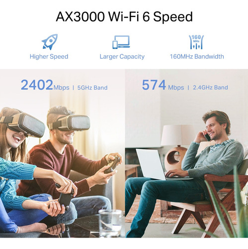 Extensor De Cobertura Mesh Tp-link Re705x Dual Band Ax3000