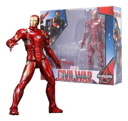 Figura En Accion  Iron Man Avengers