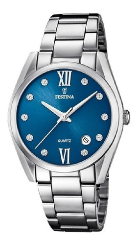 Reloj Festina Clasico F16790.c Calendario Acero Inoxidable