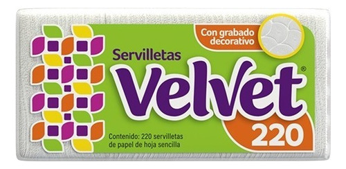 Servilleta Tradicional Velvet Pack 220 Piezas
