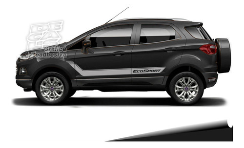 Calco Decoracion Ford Ecosport Chrom Juego