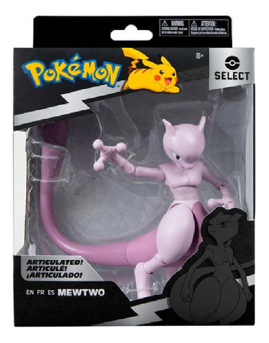 Jazwares Pokemon Select Mewtwo Articulado Original