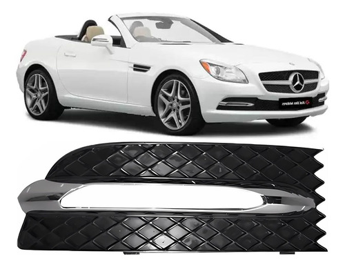 Grade Farol Milha Dir Mercedes Slk250 Slk300 2012-2016