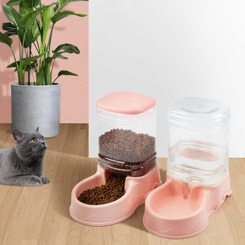 Dispensador Automático De Agua Para Mascotas Plato Para