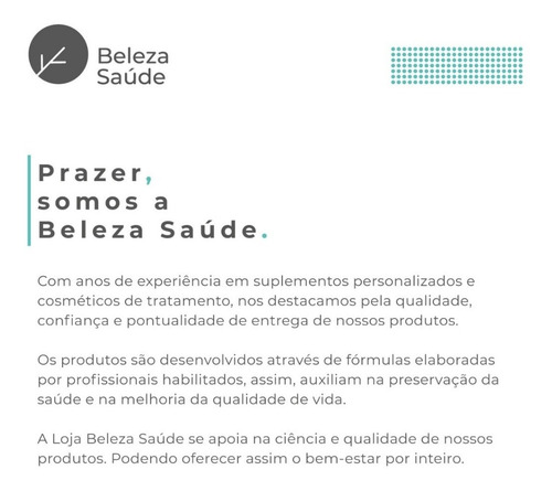 Magnésio Quelato + 5 Htp + Fólico + Associações : 90 Caps