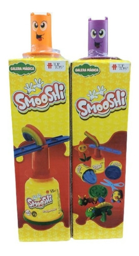 Imagen 1 de 7 de Smooshi Masa X 3 Potes Molde Galera Magica Top Toys Playking