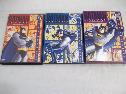 Box Dvd Batman A Série Animada 3 Volumes Coleção Clássicos