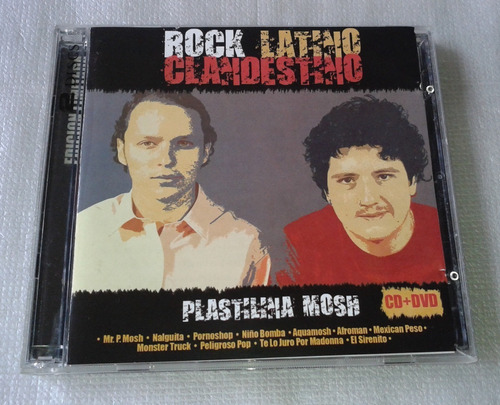 Plastilina Mosh Rock Latino Clandestino Cd  ( Falta El Dvd )