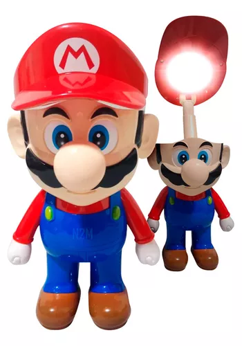 Lampara LED Super Mario Bros Recargable Mesa Noche Colección