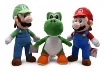 Comprar Mario, Luigui Bros Yoshi*peluche 37cm.bordado. Importación