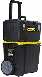 New Stanley 3-in-1 Rolling Tool Box Organizer Portable Works