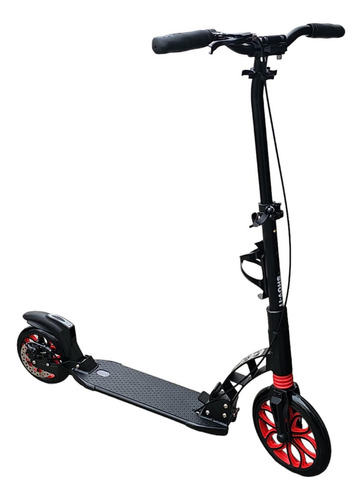 Scooters Scoter Para Niños Llantas Resistentes Con Freno Color Negro