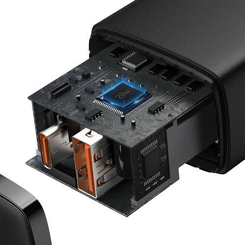 Carregador Turbo Para Samsung A73 A34 A54 M54 S20 S21 S22 Fe Cor Preto