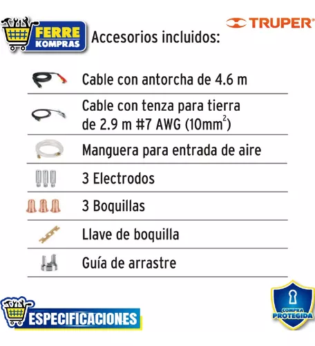 Cortadora de plasma de 60 A, Truper Expert, Corte De Plasma, 17332