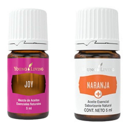 Set De Aceites Esenciales Naranja + Joy Young Living 5 Ml 