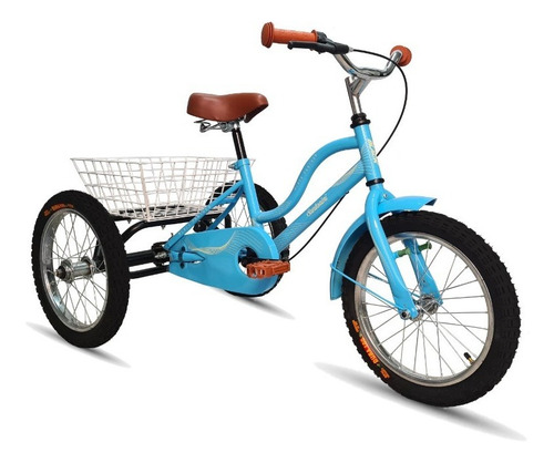 Triciclo Infantil Santorini Rodada 16 Color Azul