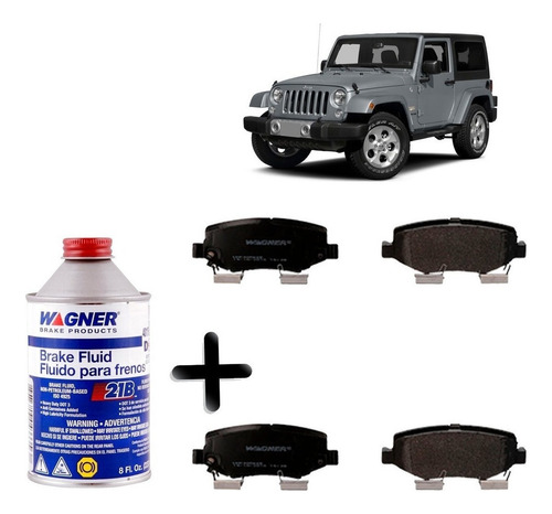 Pastillas De Freno Wagner Para Jeep Wrangler 2007 2018