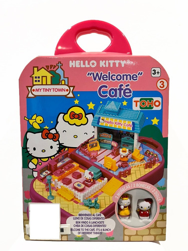Hello Kitty Set My Tiny Town Welcome Cafe