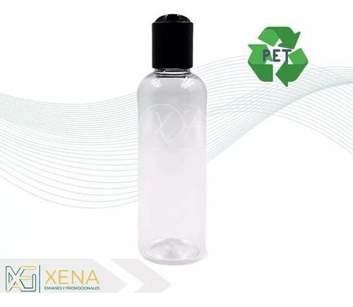 Envase Botella Pet 100 Ml Tapa Disco Mayoreo 25 Piezas