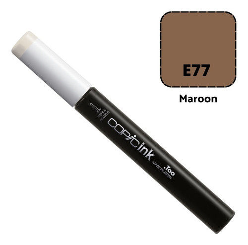 Refil Copic Ink Para Sketch Ciao Classic Wide Cor Maroon Cor E77 MAROON
