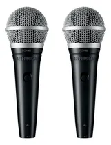 Comprar Kit 2 Micrófonos Shure Pga48-xlr Dinámicos Vocal Cardioides