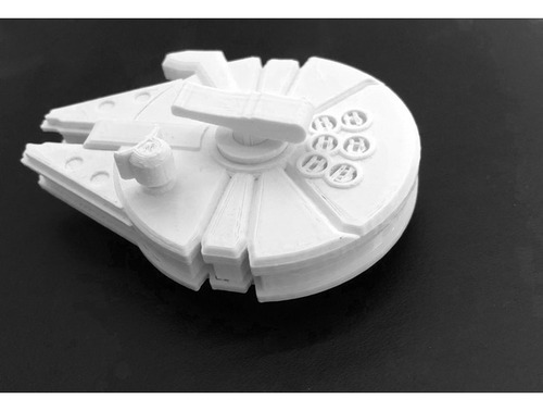 Imagen 2 de 4 de Kit Halcón Milenario Star Wars Para Armar Impresión 3d