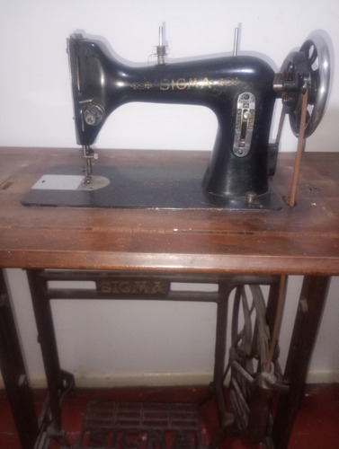Máquina De Coser Antigua Sigma.. Leer Bien La Descripción! Chocolate (Usado)