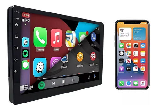 Central Multimídia Carplay Andoird Auto + Câmera New Fit