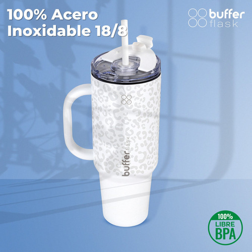 Vaso térmico Buffer BORA BORA 40 1.2 L color Ice Leopardo