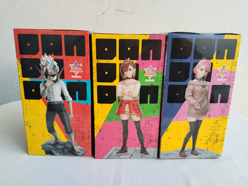 Figuras Dandadan Momo Ayase, Aira Shiratori & Okarun