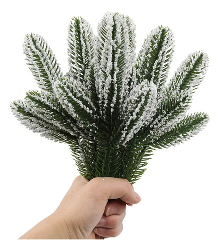 M 24 Púas Para Árboles Nevados, Agujas Artificiales, Ramas,