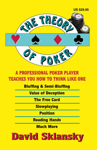 Libro La Teoría Del Póker: Un Póker Profesional En Inglés