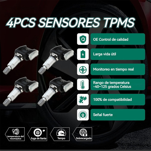 0 Sensor De Pressão Tpms Para Rivian R1t Rolls-royce