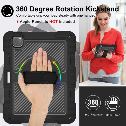 Funda Uso Rudo Para iPad Pro 11 Pulgadas 2024 A2837/a2836