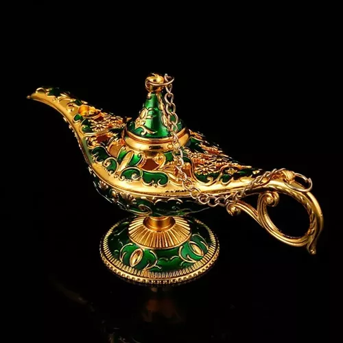 Estátua Lâmpada Mágica Alladin - Loja Virtual de Produtos em Cerâmica:  Utilitários, Decoração e Presentes