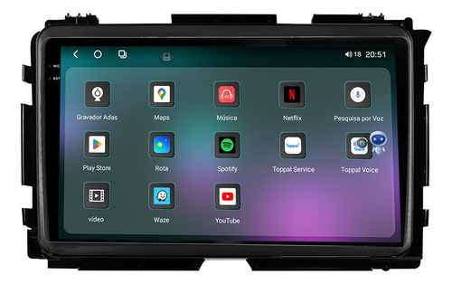 Multimidia Hrv 16/21 9p Octacore Carplay 6gb 128gb Tpros 360