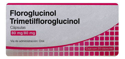 Floroglucinol Trimetilfloroglucinol C/20 Cáps. 80/80 Mg C/u