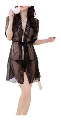 Batas De Encaje,lenceria Babydoll 