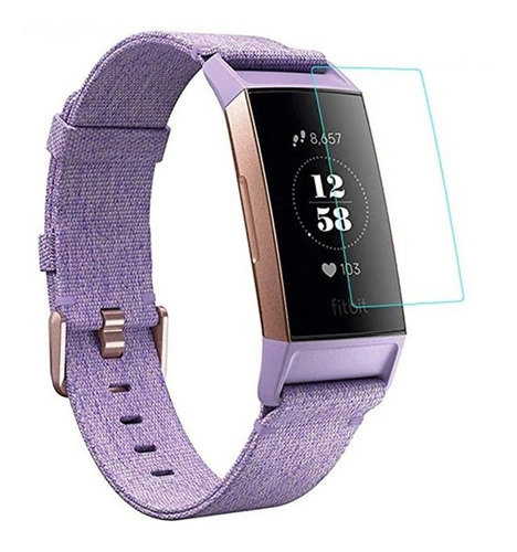 2 Micas Protectoras Premium De Tpu Para Fitbit Charge 3