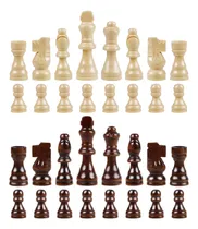 Comprar Chess Pieces Wooden Casual Toy Intellectual Game For Both