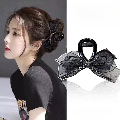 Elegante Pinza De Pelo Con Forma De Mariposa De Tul 2024
