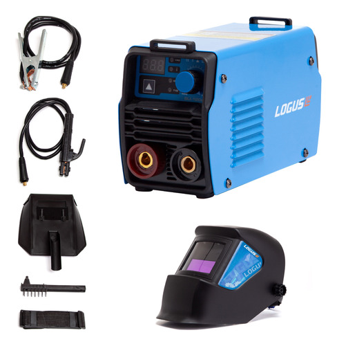 Kit Soldadora Inverter 120 Amp + Mascara Fotosensible Logus