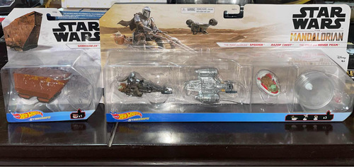 Hot Wheels Star Wars, Sandcrawler, The Mandalorian Speeder