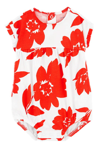 Carters Mameluco Romper 2 Piezas Niña Bebé Primavera Verano Girasol Y Flower Red 9m