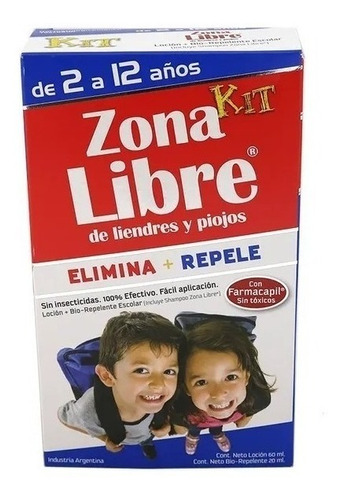 Zona Libre Kit Locion + Shampoo + Bio-repelente 