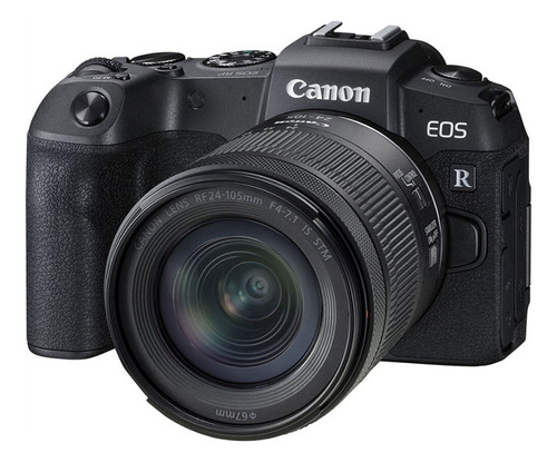  Canon EOS Kit RP com lente 24-105mm IS STM mirrorless cor  preto