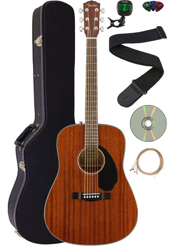 Conjunto Guitarra Acustica Cd 60